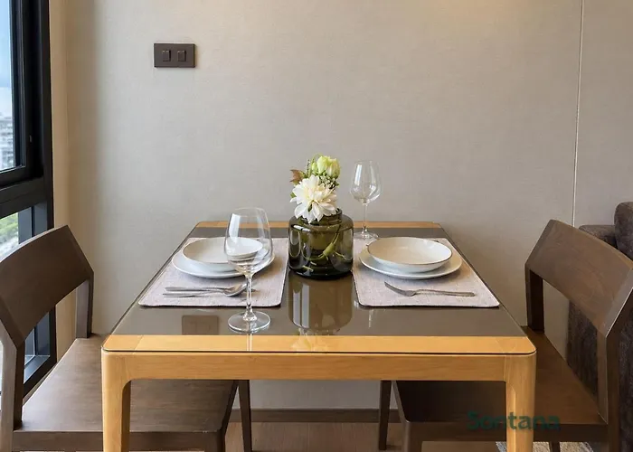 Apartment Tropical Haven 1br - Ultra Fast Wifi - Thong Lo *