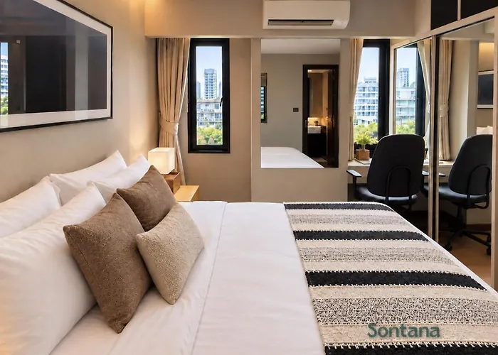 Apartment Tropical Haven 1br - Ultra Fast Wifi - Thong Lo *